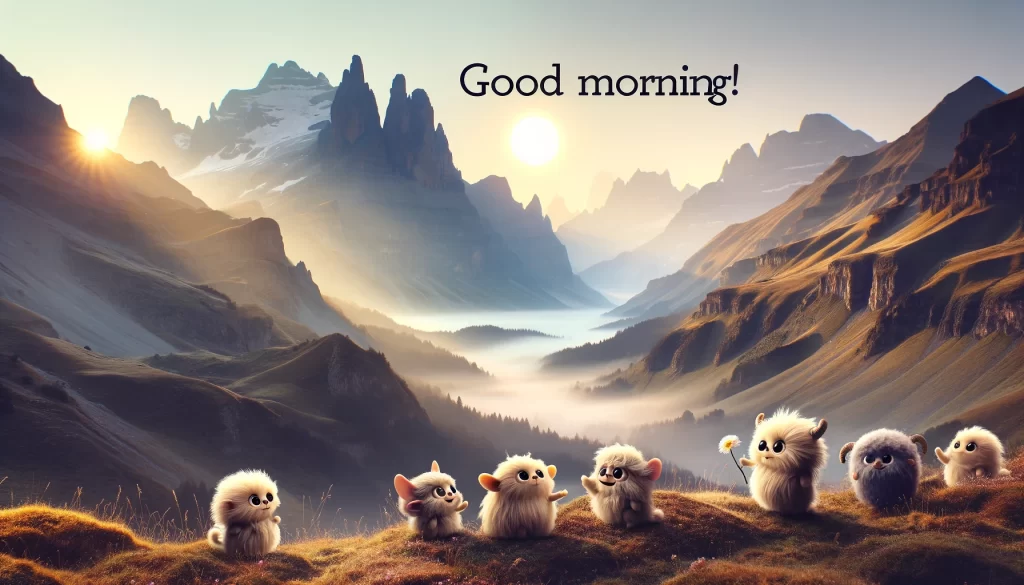 an early morning image of Pyrenees mountains in Spain