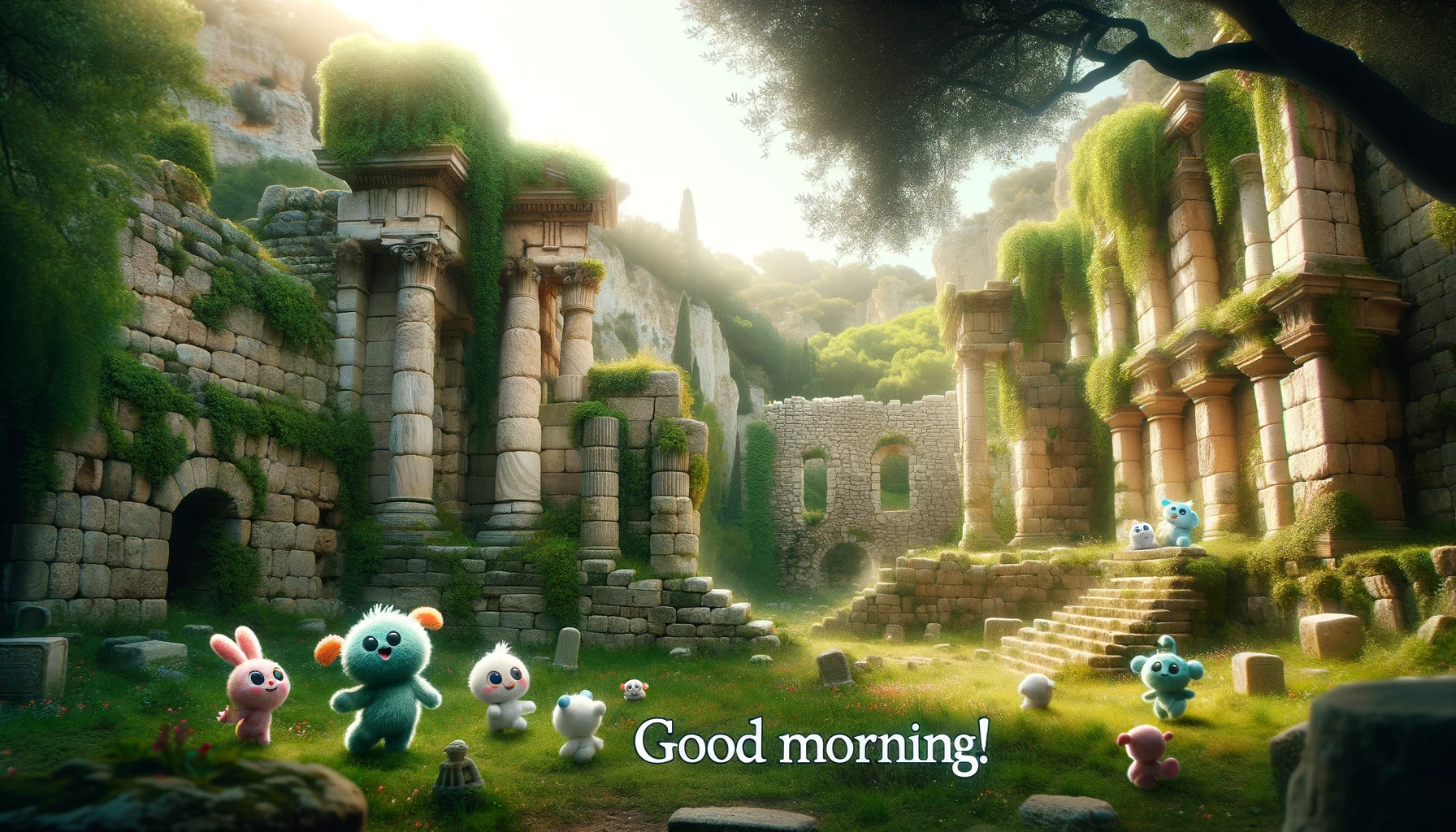 a morning scene of Ruins of Loropéni, Burkina Faso