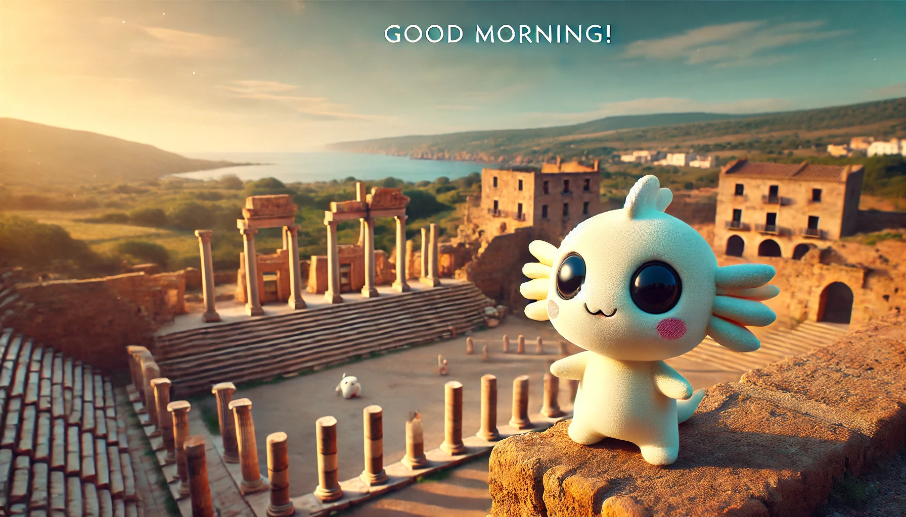 a morning scene at Tipasa, Algeria