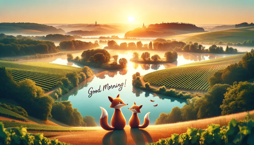 an image of early morning landscape in Bordeaux