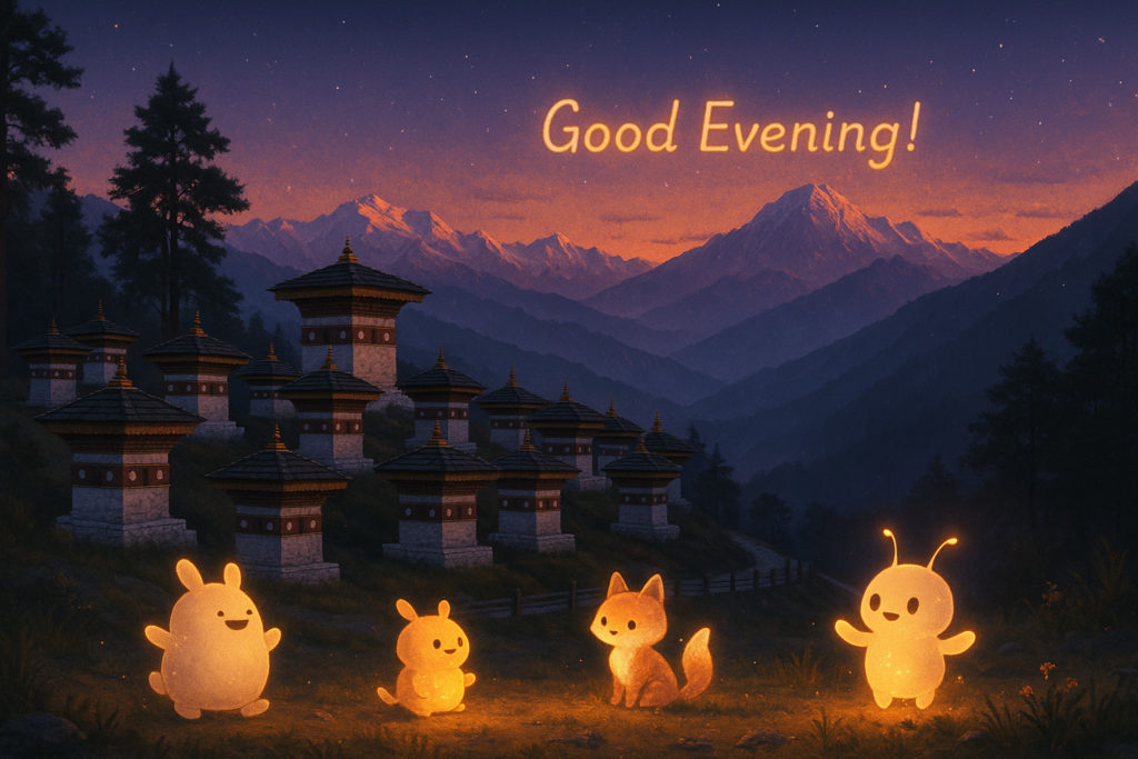 Good Evening!
ドチェラ峠の夕暮れ